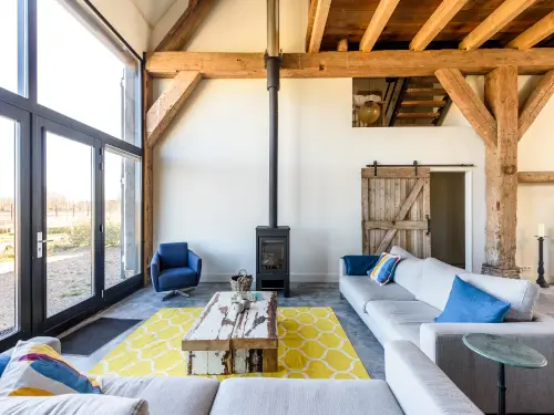 Luxe vakantiehuis met grote tuin nabij zon, zee & strand