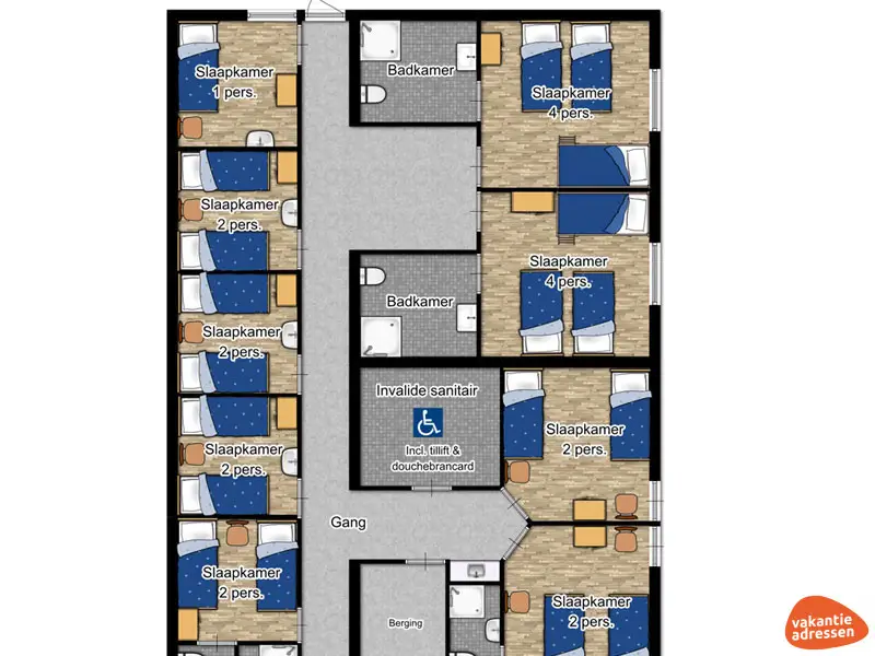 Vakantieadressen accommodatie afbeelding