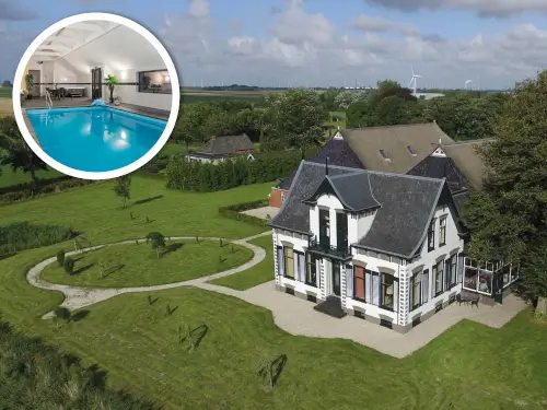 Exclusief vakantiehuis met privé binnenzwembad, bubbelbad & sauna