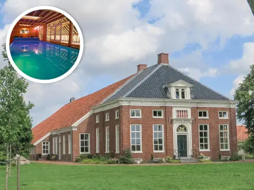 Exclusieve vakantiewoning inclusief privé binnenzwembad, bubbelbad & sauna
