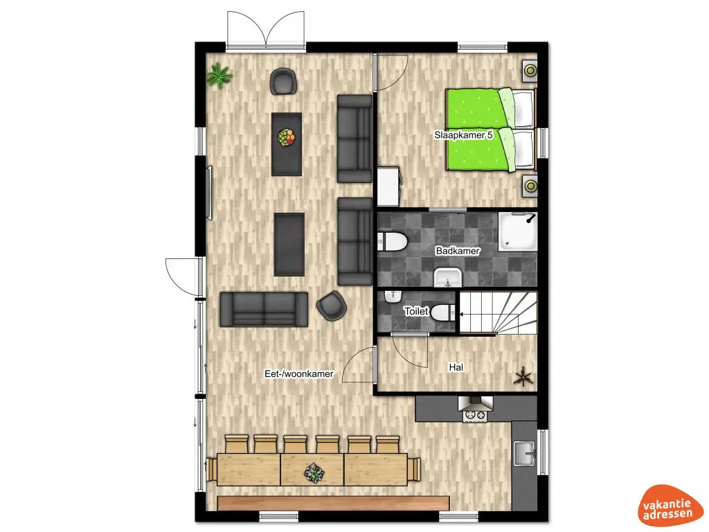 Vakantieadressen accommodatie afbeelding
