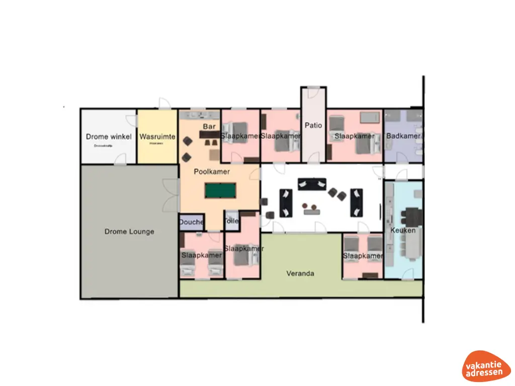 Vakantieadressen accommodatie afbeelding