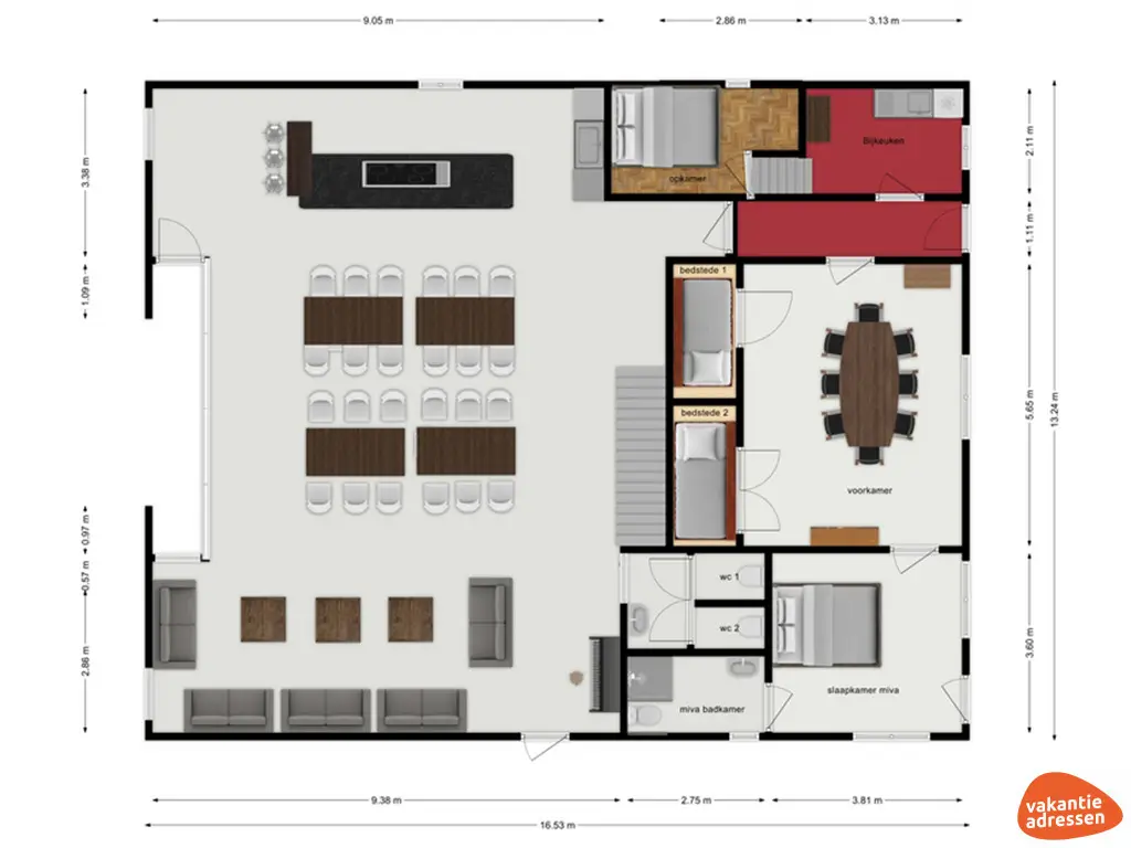 Vakantieadressen accommodatie afbeelding