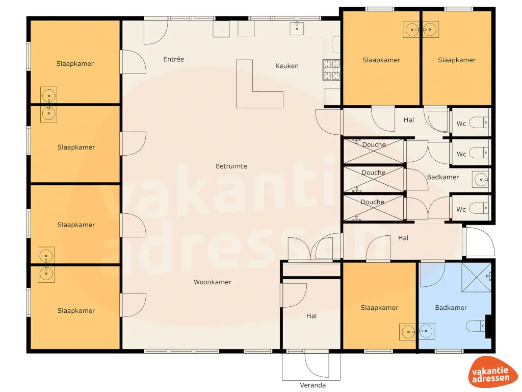 Vakantieadressen accommodatie afbeelding