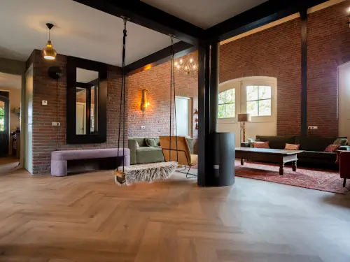 Luxe vakantiehuis bijzonder gelegen tussen fruitbomen