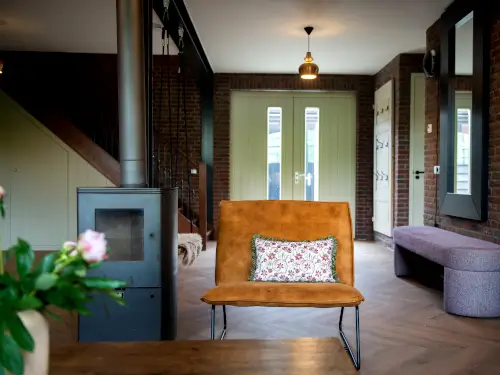 Luxe vakantiehuis bijzonder gelegen tussen fruitbomen