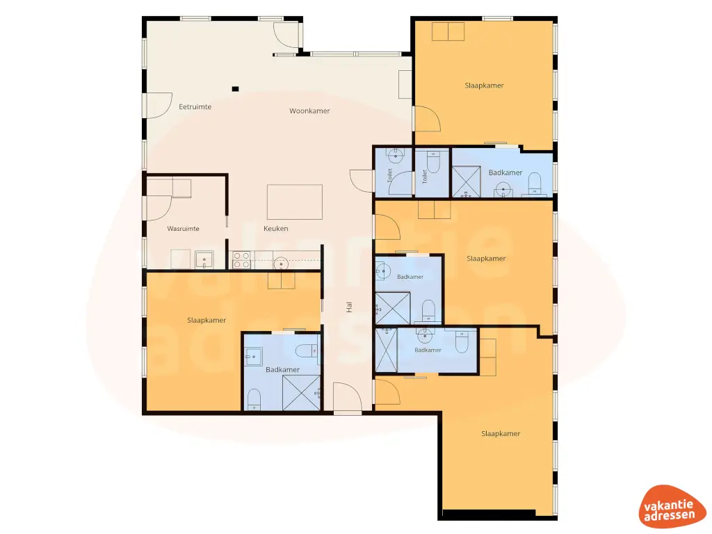 Vakantieadressen accommodatie afbeelding