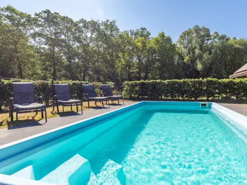 Luxe vakantiehuis met buitenzwembad, sauna & overdekt terras