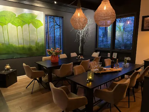 Nieuw - Groepsaccommodatie met open haard en kampvuurplek