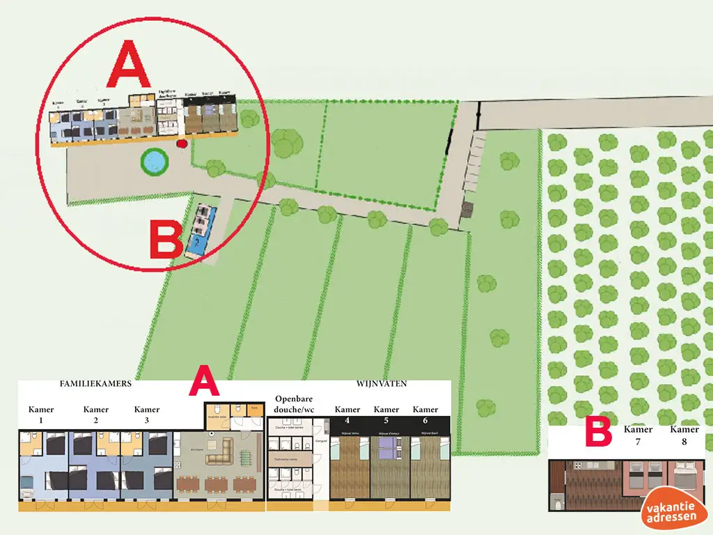 Vakantieadressen accommodatie afbeelding