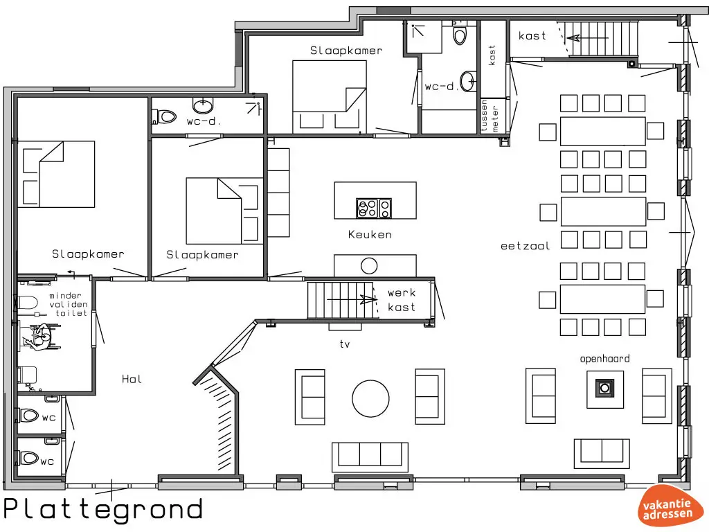 Vakantieadressen accommodatie afbeelding