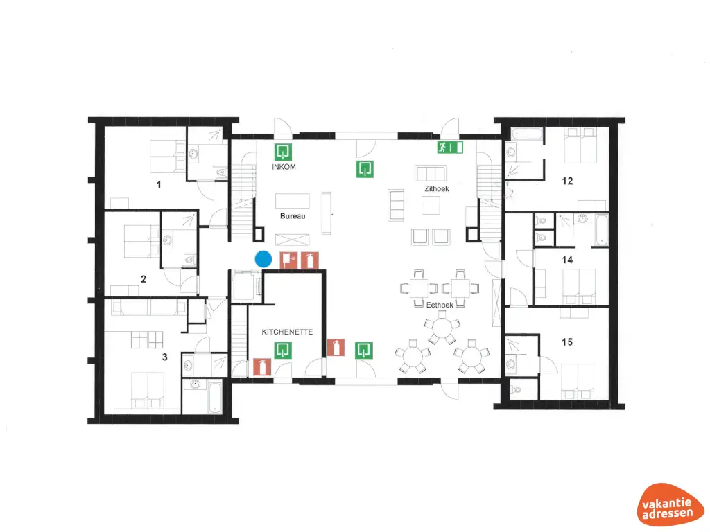 Vakantieadressen accommodatie afbeelding