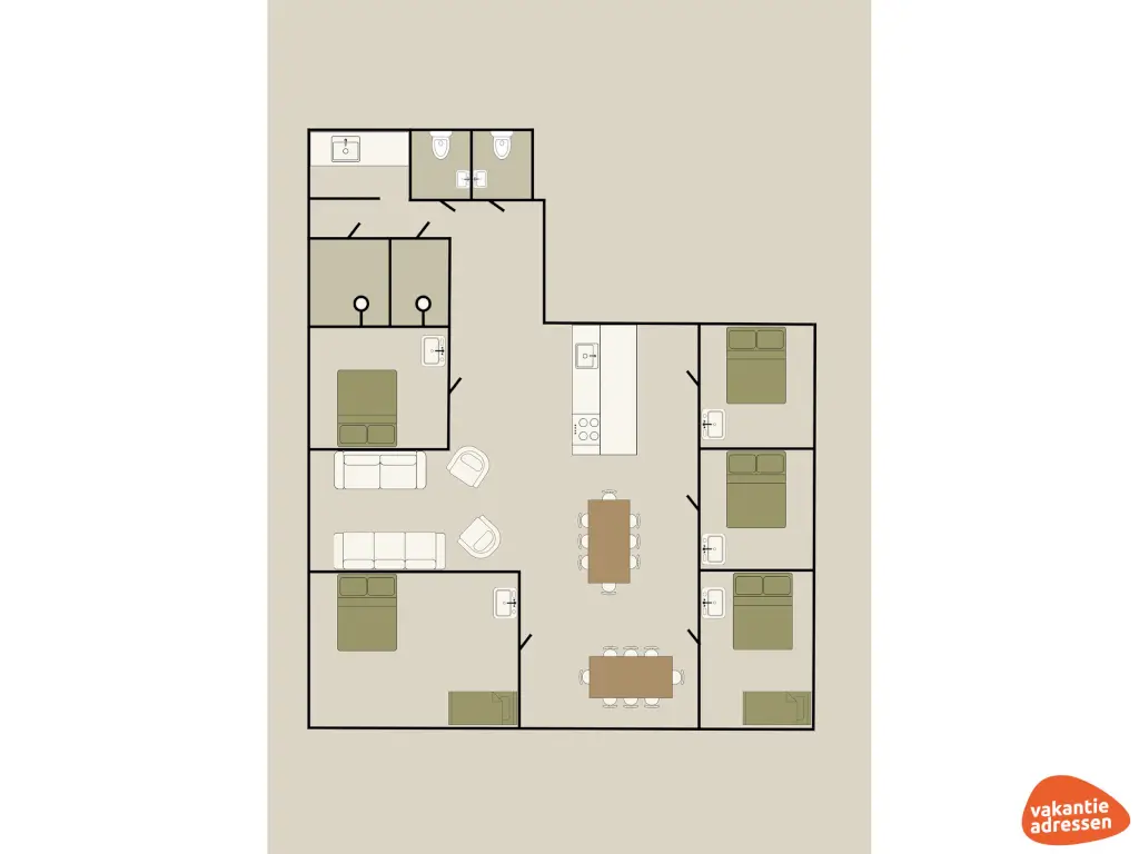 Vakantieadressen accommodatie afbeelding