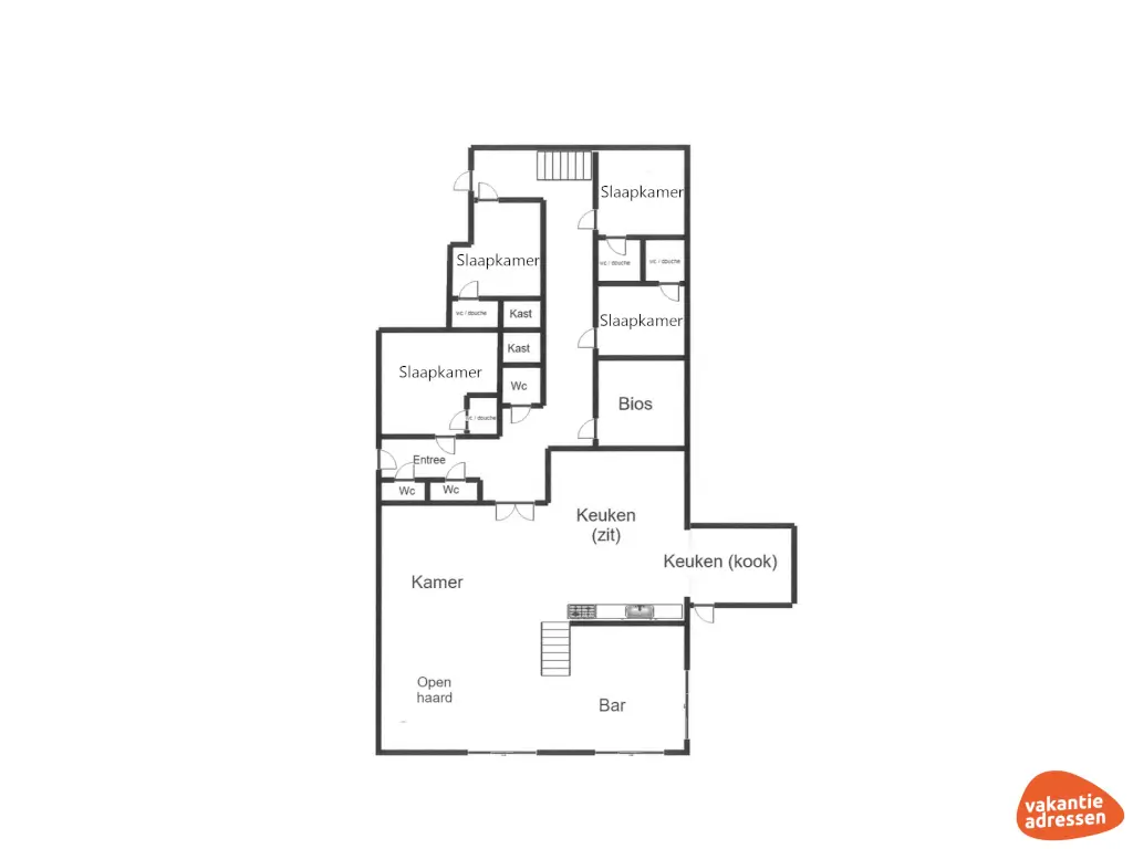 Vakantieadressen accommodatie afbeelding