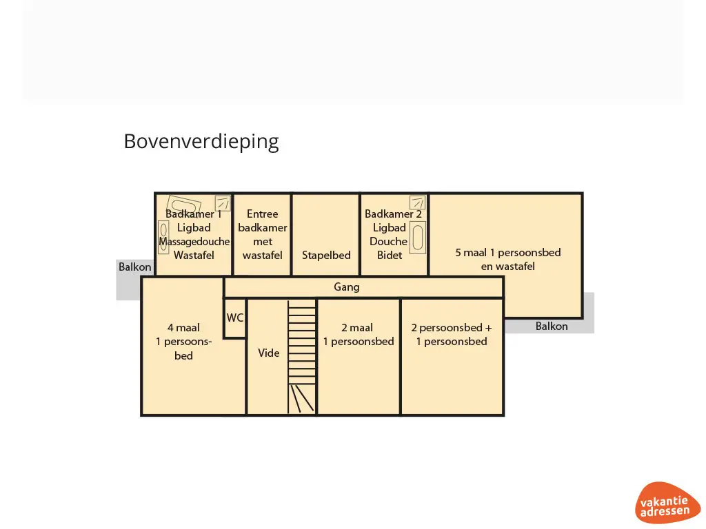 Vakantieadressen accommodatie afbeelding